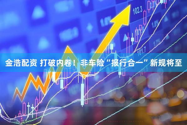 金浩配资 打破内卷！非车险“报行合一”新规将至