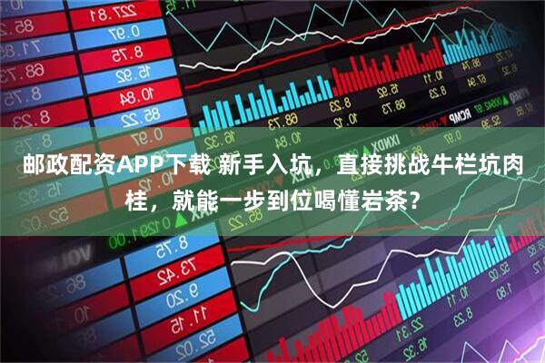 邮政配资APP下载 新手入坑，直接挑战牛栏坑肉桂，就能一步到位喝懂岩茶？