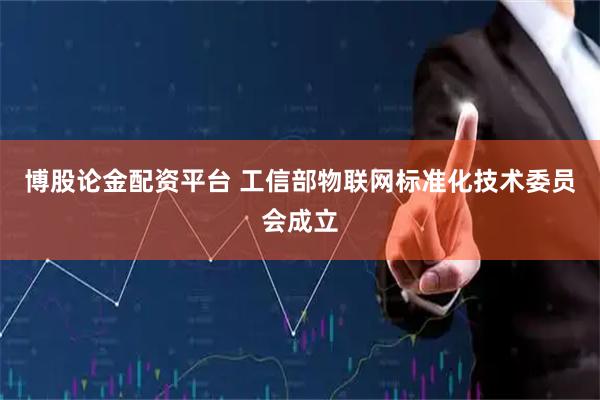 博股论金配资平台 工信部物联网标准化技术委员会成立